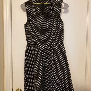 Black and white dress